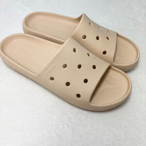 CROCS Tan‎ Classic Slide Sandals size 13